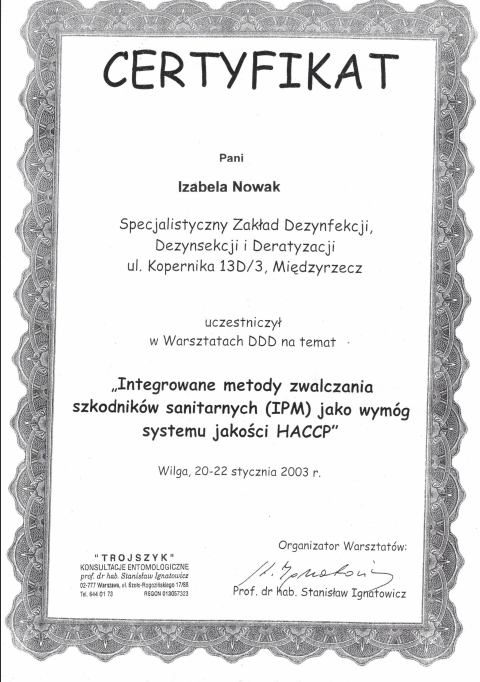 CERTYFIKATY